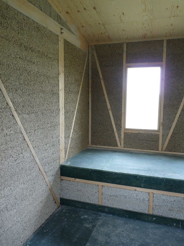 Estudio con paneles de hormigón de cáñamo