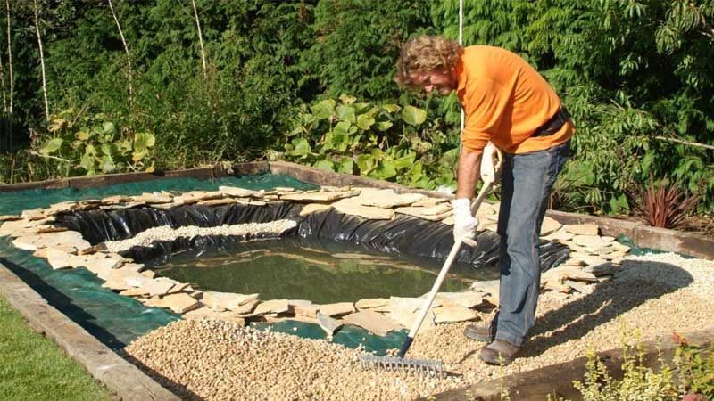 Construir un estanque