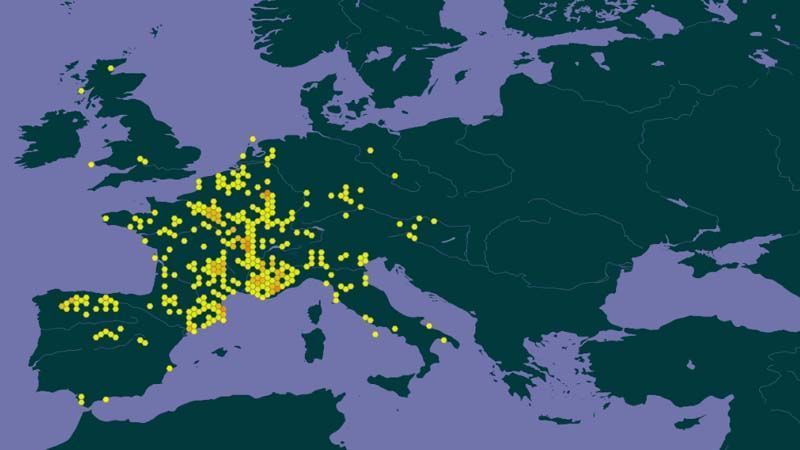 Distribución de Festuca glauca