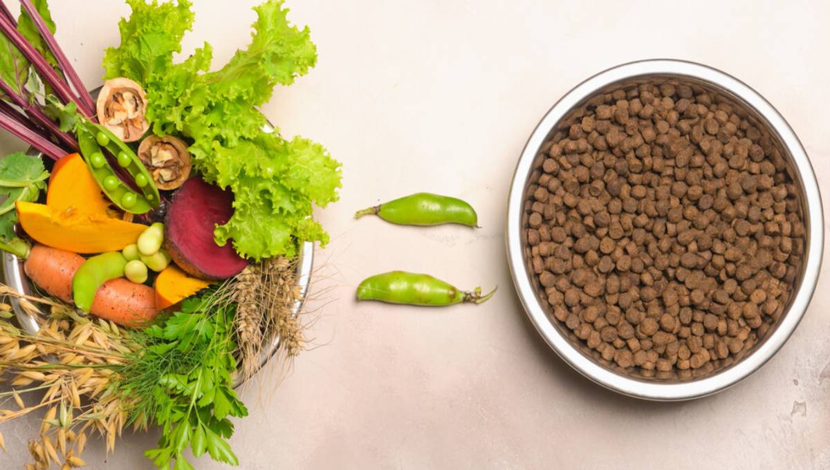 Vegetales en piensos para mascotas