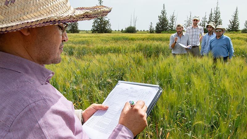agricultor cuaderno de campo