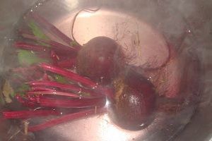 Cocción de remolacha Cultivo de remolacha