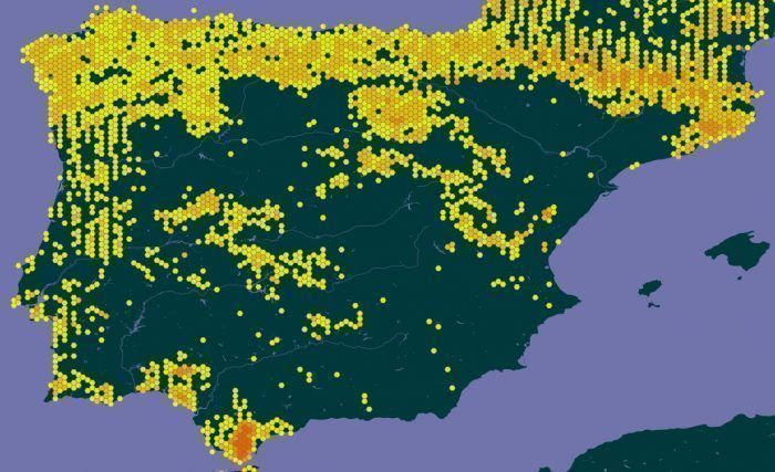distribución brezo españa