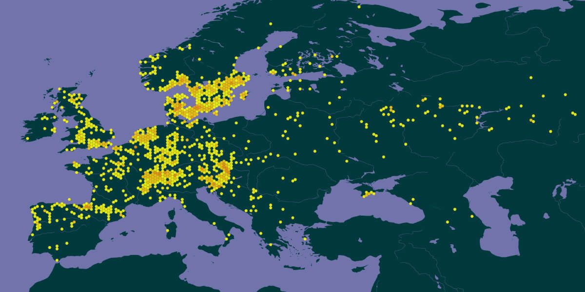 Mapa de Boletus reticulatus