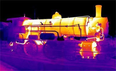 imagen térmica locomotora