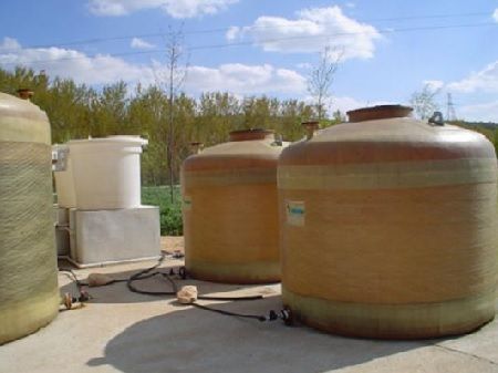 tanque de fertilización para fertirrigación