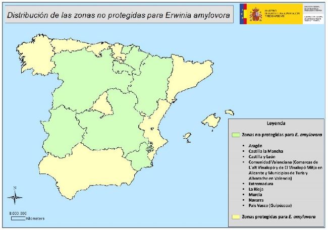 zonas protegidas fuego bacteriano zonas protegidas fuego bacteriano